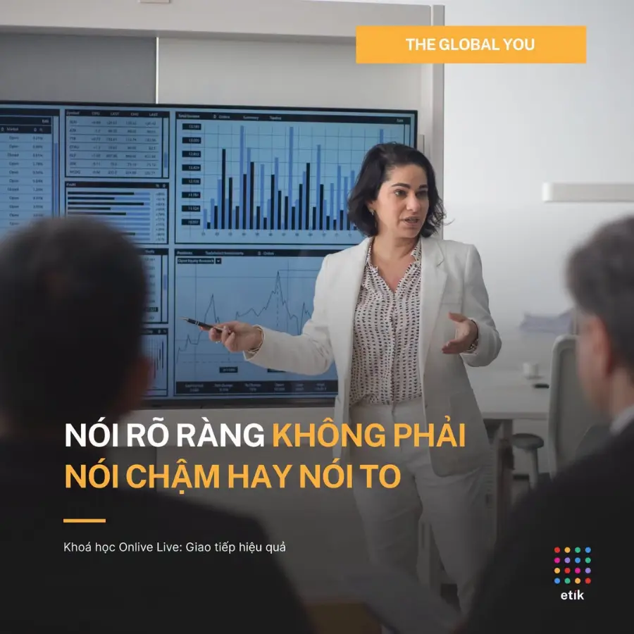 Nói rõ ràng không phải nói chậm hay nói to
