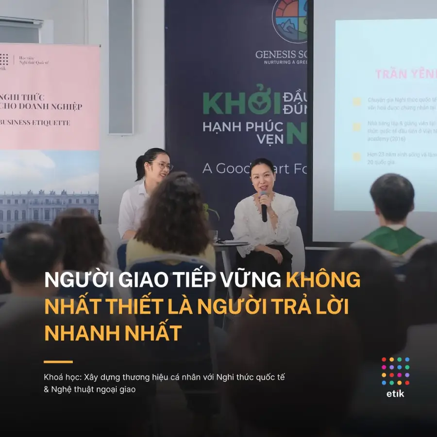 Người giao tiếp vững không nhất thiết là người trả lời nhanh nhất
